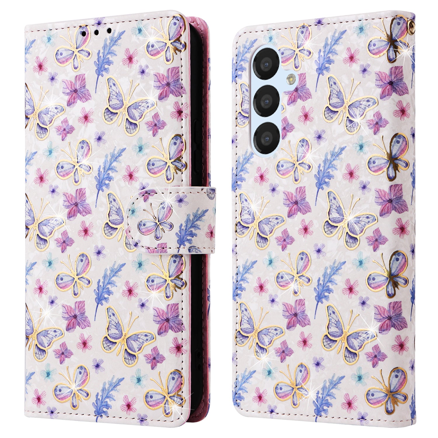 For Samsung Galaxy A54 5G Case RFID Blocking Magnetic Phone Cover with Lacquered Design For Samsung Galaxy A54 5G Case RFID Blocking Magnetic Phone Cover with Lacquered Design